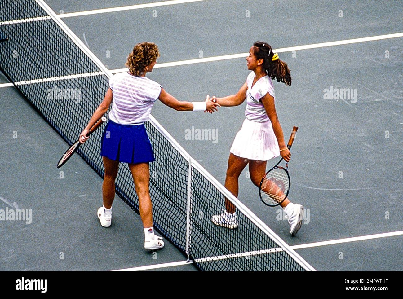 chris-evert-usa-defeats-grace-kim-in-the-r32-at-the1985-us-open