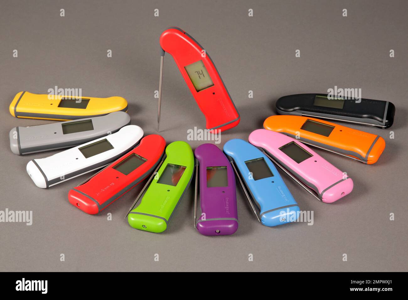 The Thermapen Mk4 by ThermoWorks, available in ten colors at www