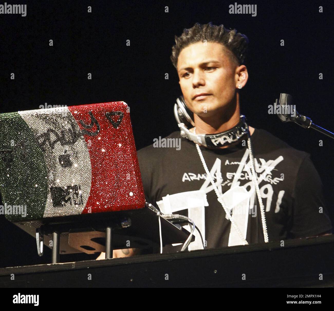 DJ Pauly D performs live in concert at the Sound Academy in