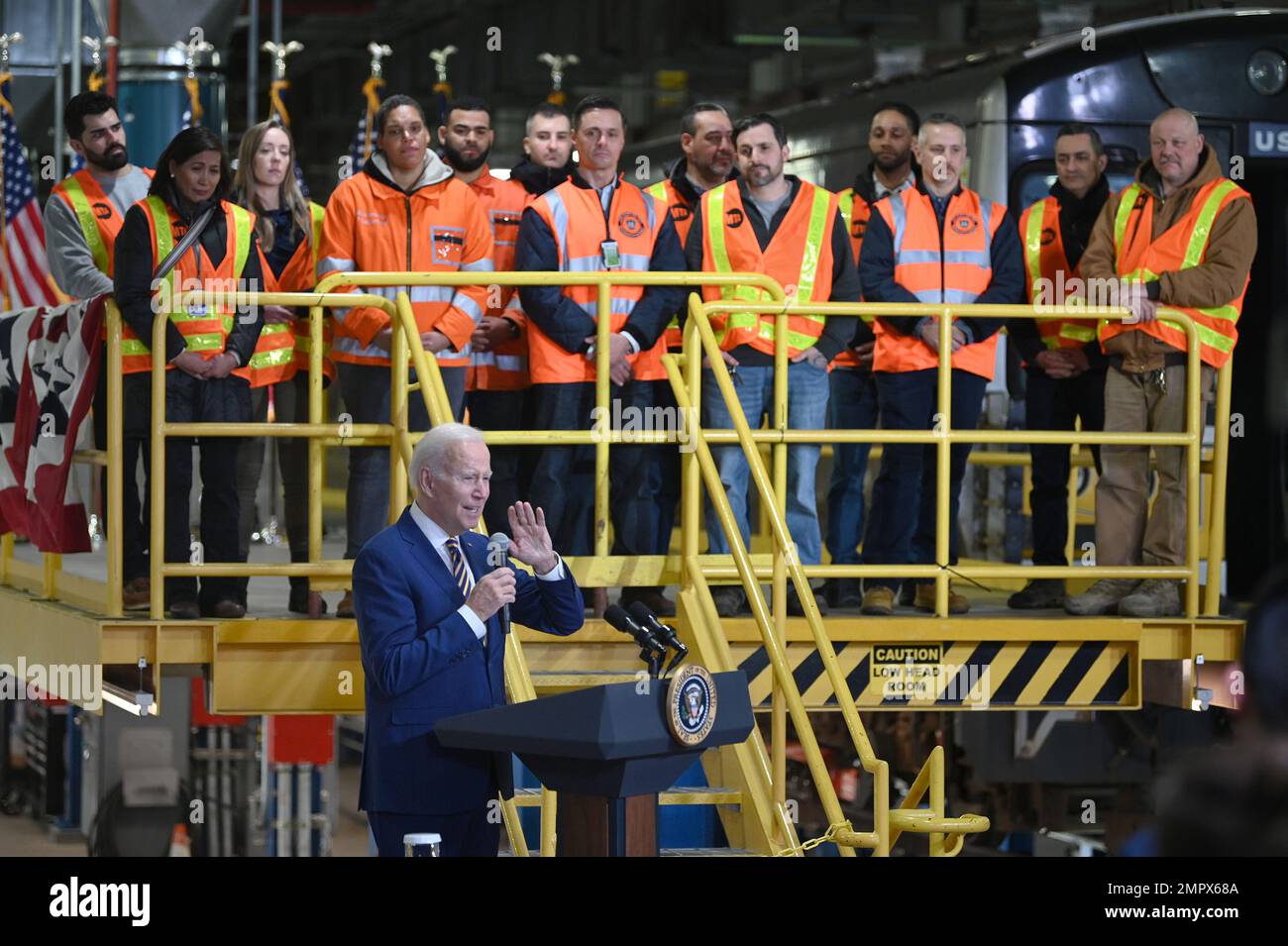 New York USA 31st Jan 2023 U S President Joe Biden Speaks On The new-york-usa-31st-jan-2023-u-s-president-joe-biden-speaks-on-the