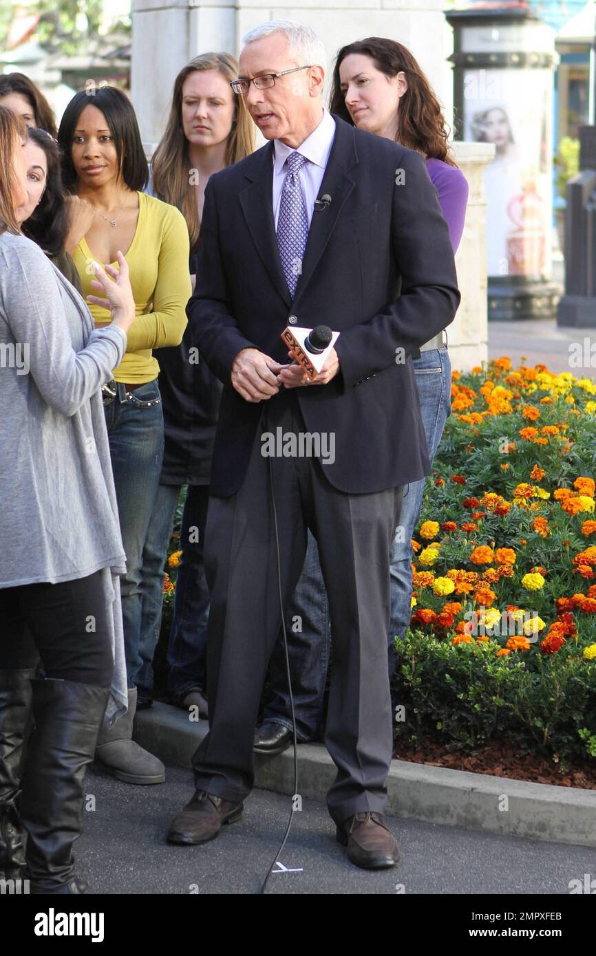 Dr. Drew Pinsky (aka Dr. Drew) of "Celebrity Rehab" fame interviews TV