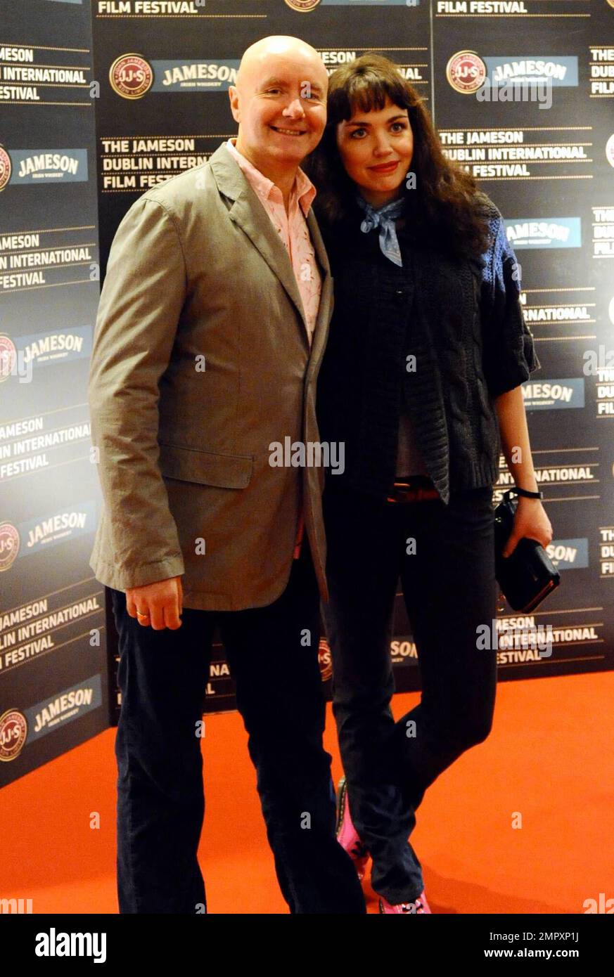 Author Irvine Welsh and his wife Beth Quinn attend the Jameson Dublin  International Film Festival opening at the Savoy Cinema in Dublin, Ireland.  21209 Stock Photo - Alamy