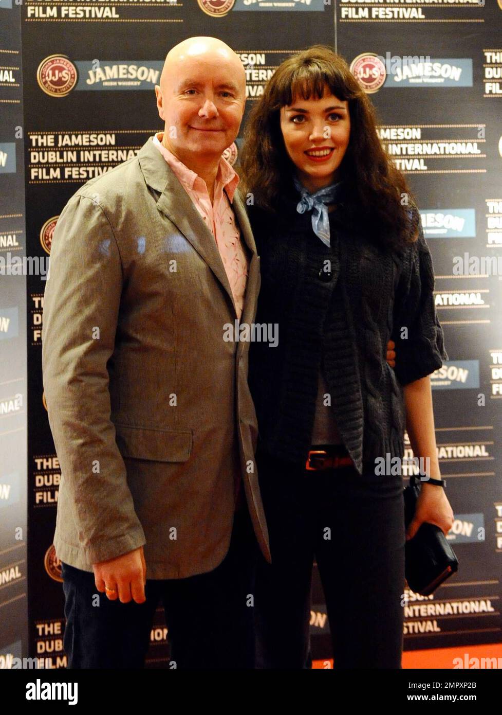 Author Irvine Welsh and his wife Beth Quinn attend the Jameson Dublin  International Film Festival opening at the Savoy Cinema in Dublin, Ireland.  21209 Stock Photo - Alamy