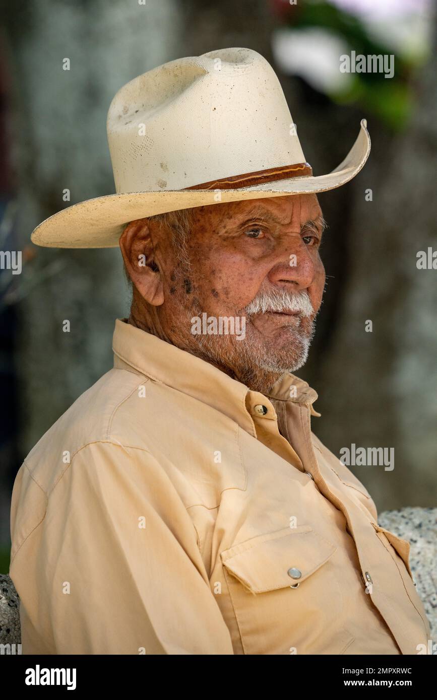 Mexican man wearing straw hat hi-res stock photography and images - Alamy