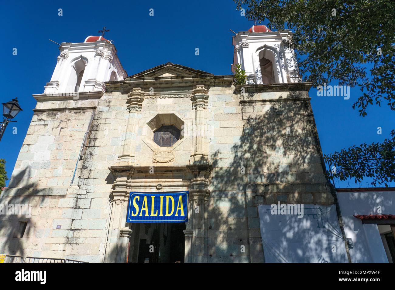 The Church of Our Lady of Guadalupe or Nuestra Senora de Guadalupe y Capilla de Belén in Oaxaca, Mexico.  Founded in 1650.  A UNESCO World Heritage Si Stock Photo