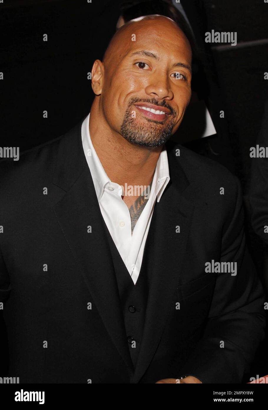 Actor Dwayne Johnson aka 'The Rock' arrives at the Los Angeles Premiere ...