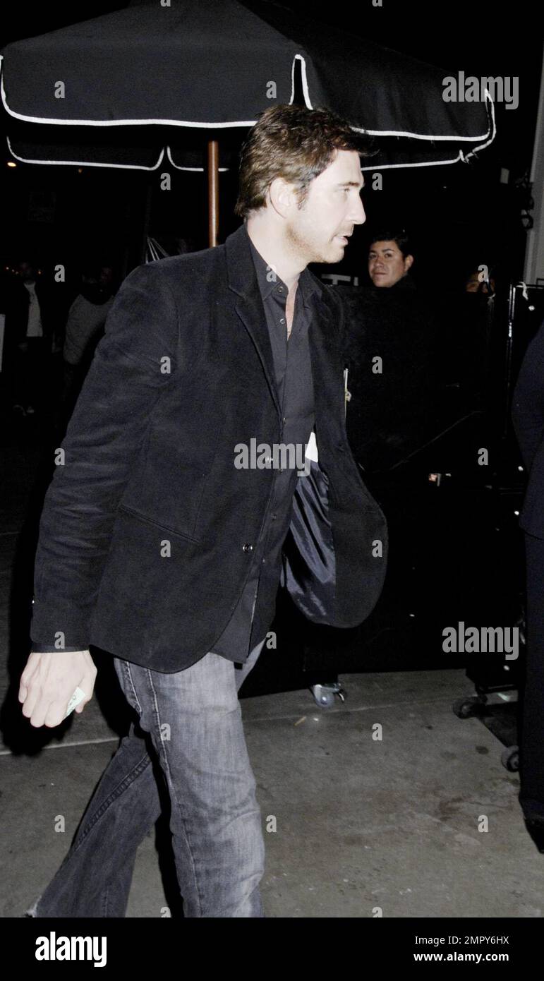 Actor Dylan McDermott outside STK restaurant in West Hollywood, CA. 3/25/08.  . Stock Photo
