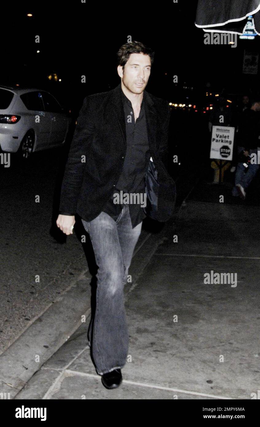 Actor Dylan McDermott outside STK restaurant in West Hollywood, CA. 3/25/08.  . Stock Photo