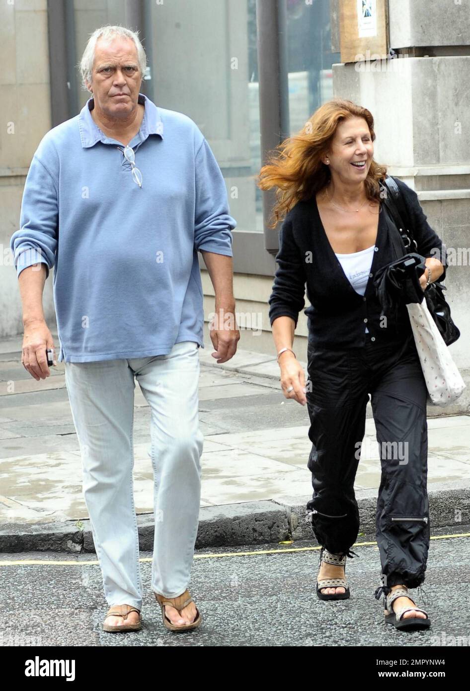 EXCLUSIVE!! Singer Elkie Brooks strolls in the West End with husband ...