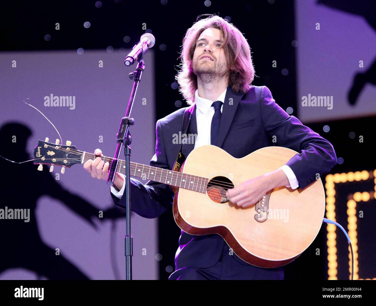 Jon Allen performs live at the Elvis Forever concert put on by BBC ...