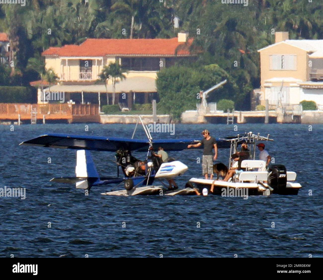 EXCLUSIVE!! Pop music superstar Enrique Iglesias takes to the waves and the  skies with a video crew to film his action-packed lifestyle in Miami.  Iglesias took to the sea in his boat