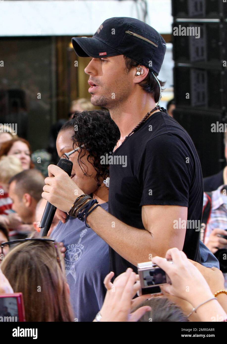 Latin pop superstar Enrique Iglesias performs live on NBC's