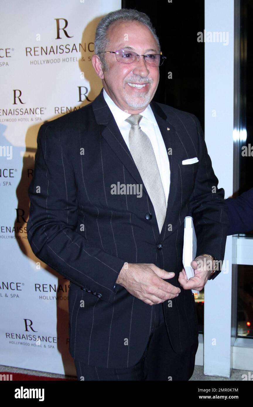 Emilio Estefan exits the red carpet at Emilio Estefan&rsquo;s Book Release