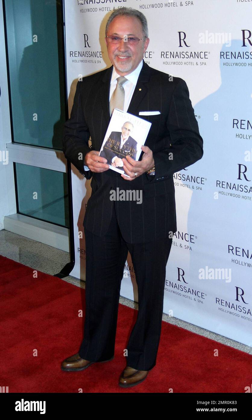 Emilio Estefan arrives on the red carpet at Emilio Estefan’s Book