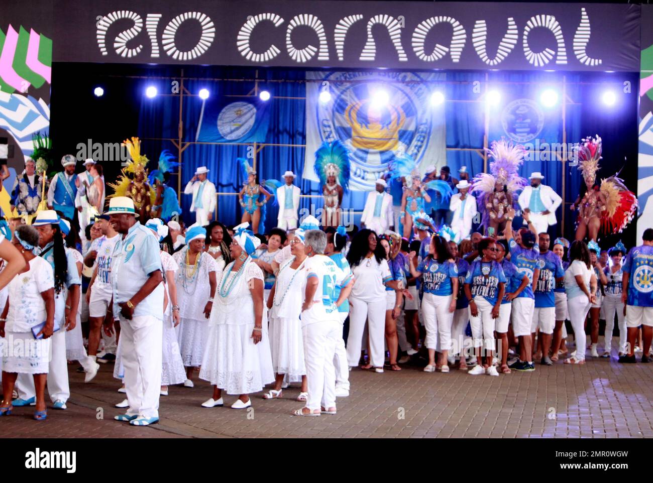 Technical Rehearsal Of The Unidos De Bangu Samba School In Rio De Janeiro  Brazil Stock Photo - Download Image Now - iStock