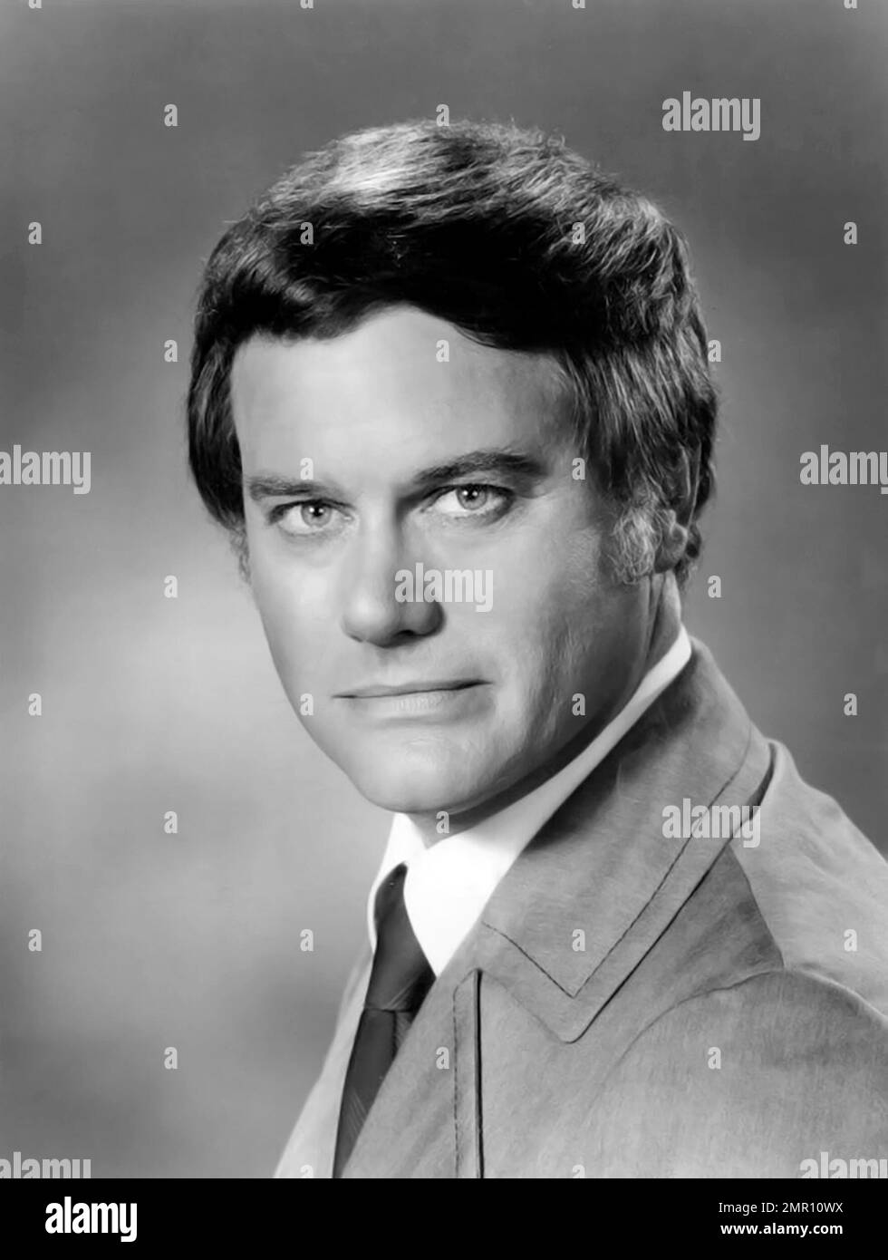 Larry Hagman. Portrait of the American actor, Larry Martin Hagman (1931-2012), publicity still, 1973 Stock Photo