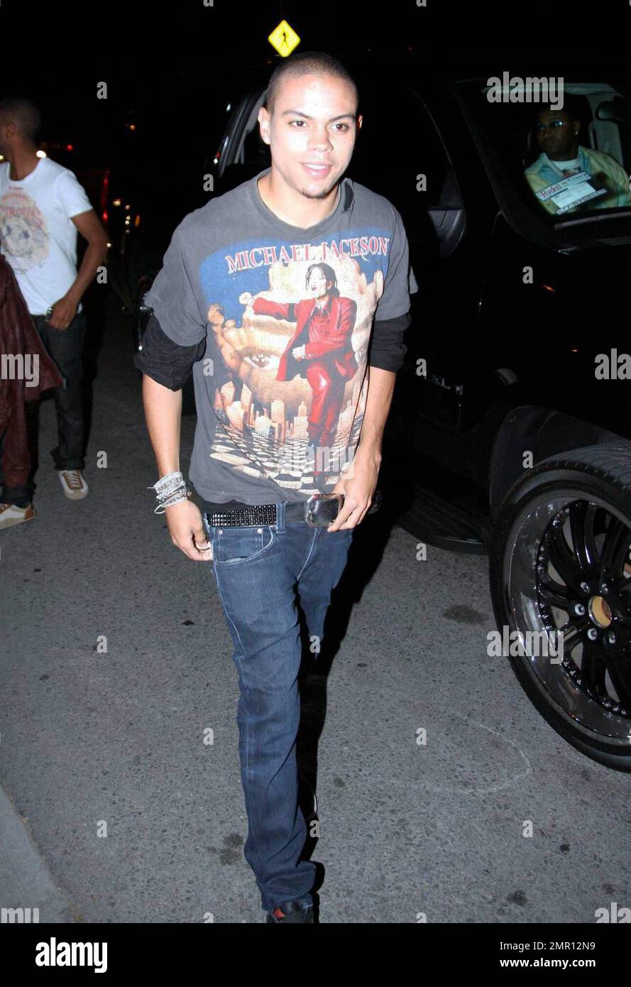Diana Ross' son Evan Ross wears what looks like a vintage Michael(06)