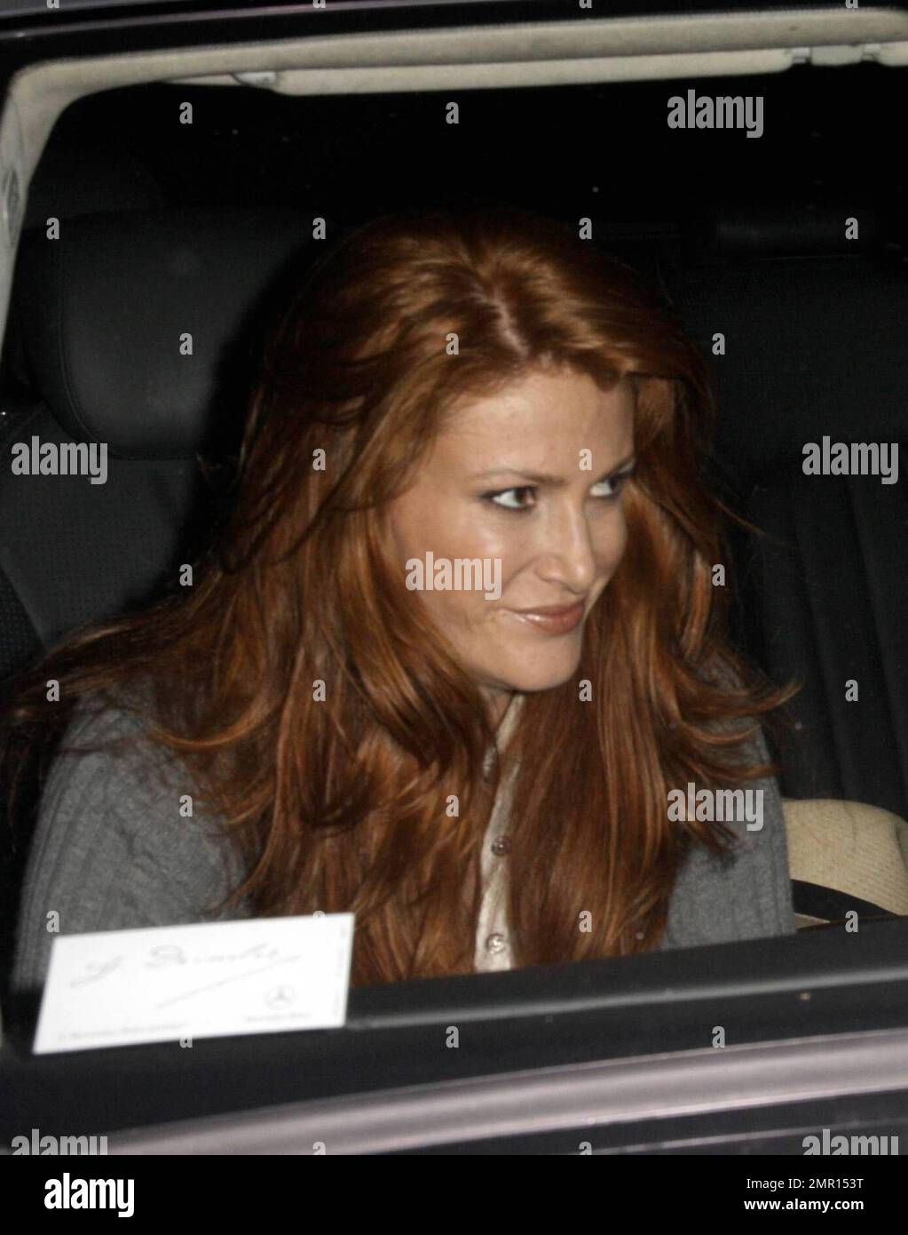 Exclusive!! It looks as if Angie Everhart and Joe Pesci are back together again as they leave the restaurant Ago. Everhart has reportedly accused ex-boyfriend, actor Chad Stansbury, of violently choking her during an incident in August. But, according to the reports, the LA County District Attorney rejected the case after it decided there wasn't enough evidence to prosecute. Angie told the cops that Stansbury choked her during a heated argument and fled the scene. He was then arrested and booked on suspicion of domestic violence. Los Angeles, CA. 10/2/08. Stock Photo