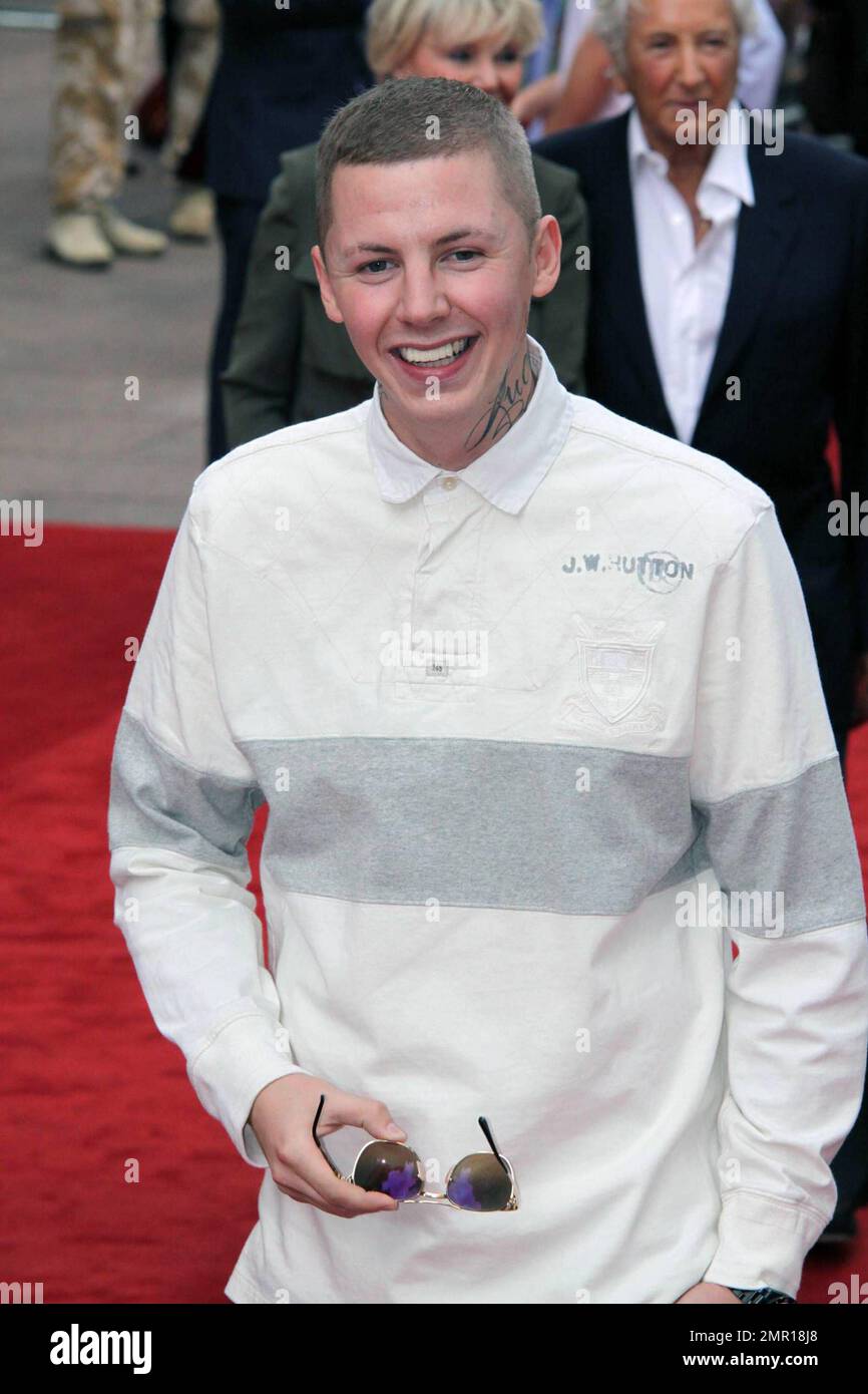 Professor Green at the premiere of "The Expendables" at the Odeon