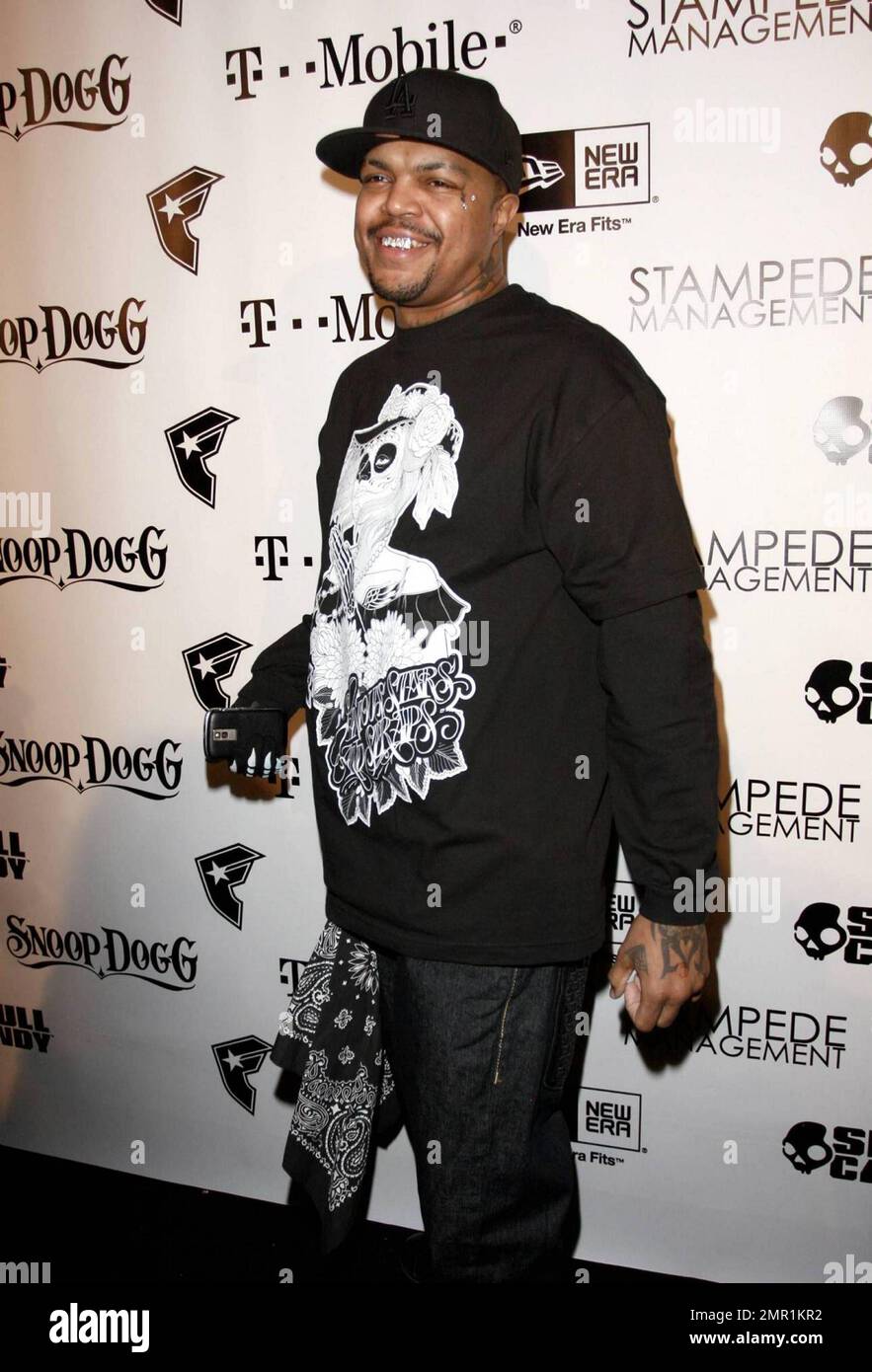 DJ Paul of Three 6 Mafia at the Famous Stars and Straps celebration at