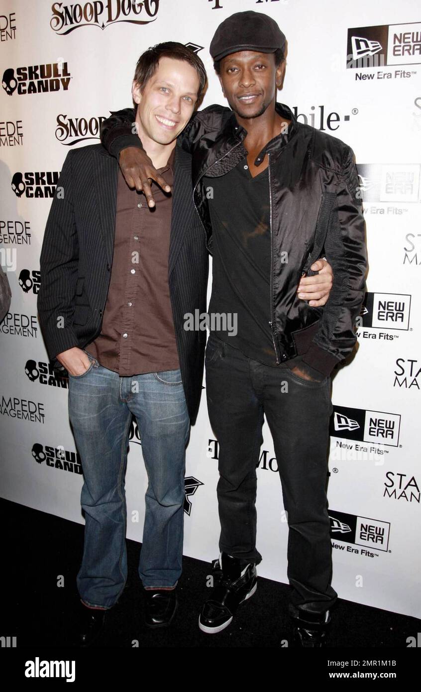 Edi Gathegi at the Famous Stars and Straps celebration at Club Vanguard