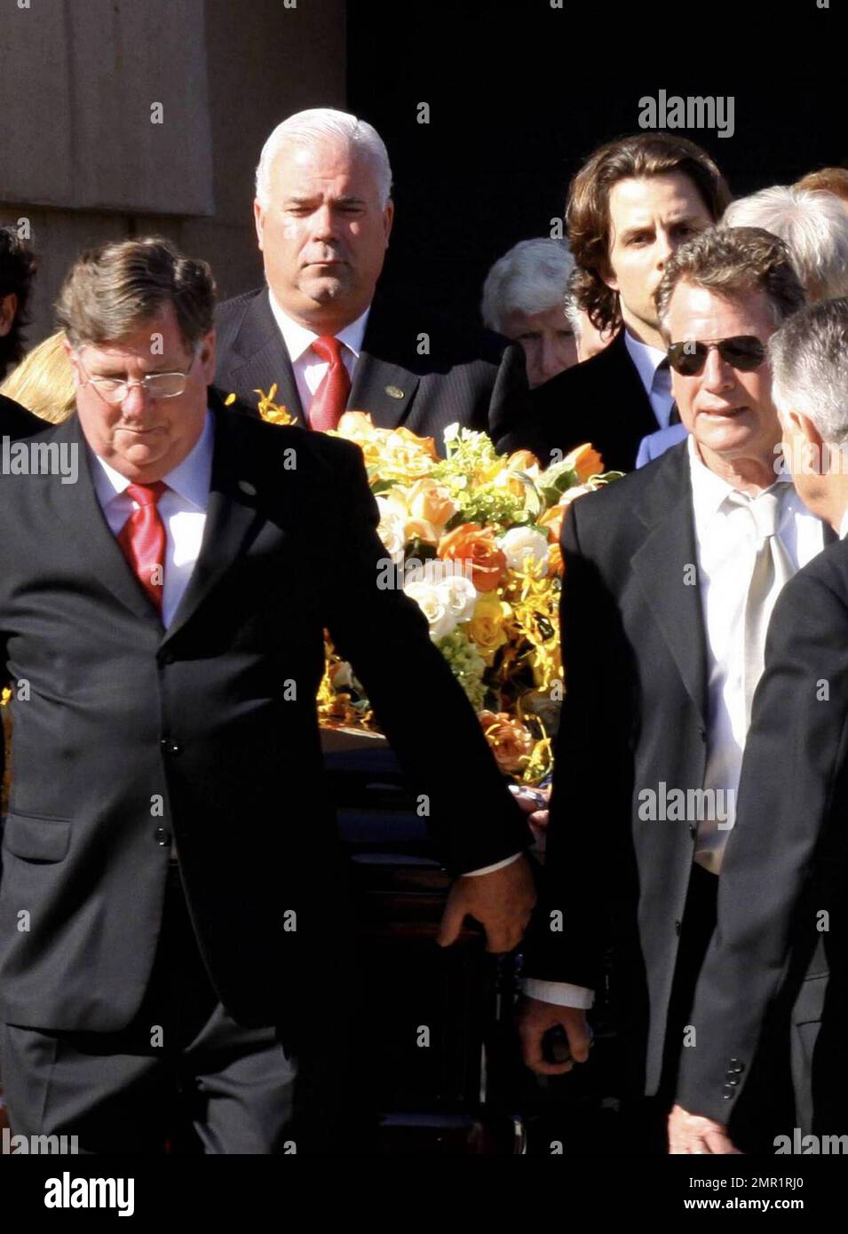 Farrah Fawcett is remembered at her memorial service and funeral