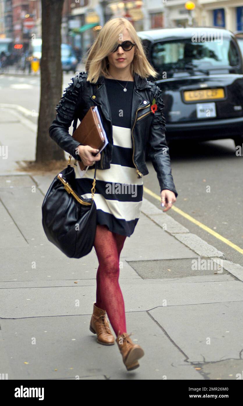 Striped dress with tights top