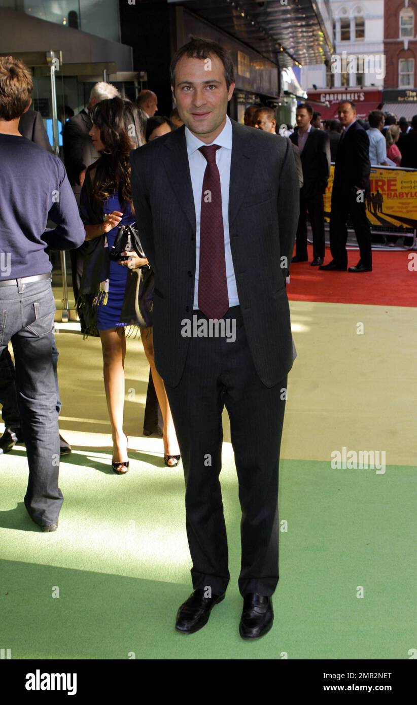 Ben Goldsmith at the European premiere of 'Fire in Babylon' at Odeon Leicester Square. London, UK. 5/9/11. Stock Photo