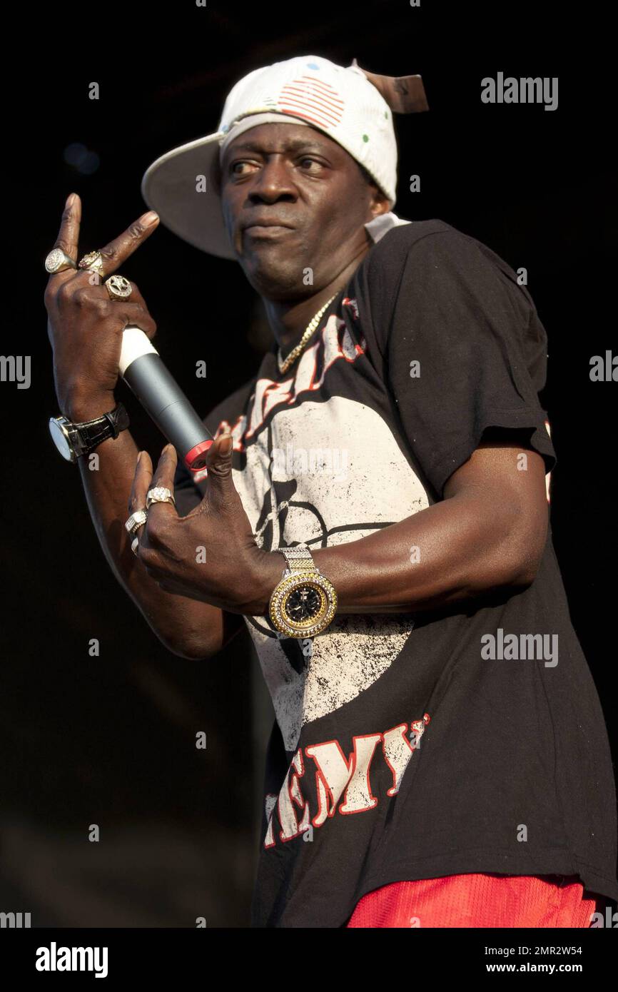 Flavor Flav (aka William Jonathan Drayton, Jr.) performs live with the(07)