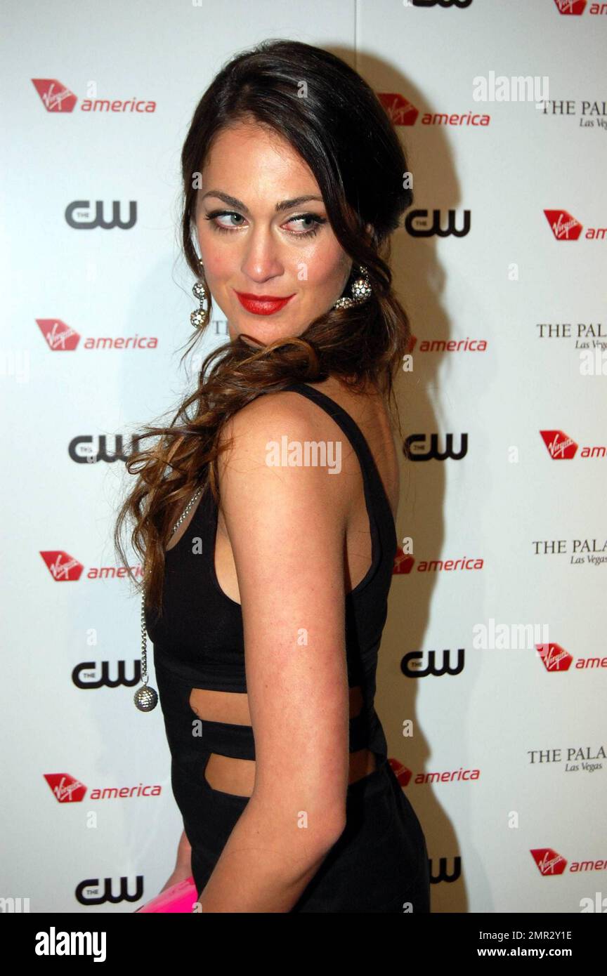Roxy Olin attends the premiere of the CW's new "Fly Girls" at Lagasse's  Stadium at the Palazzo in Las Vegas, NV. 2/26/10 Stock Photo - Alamy
