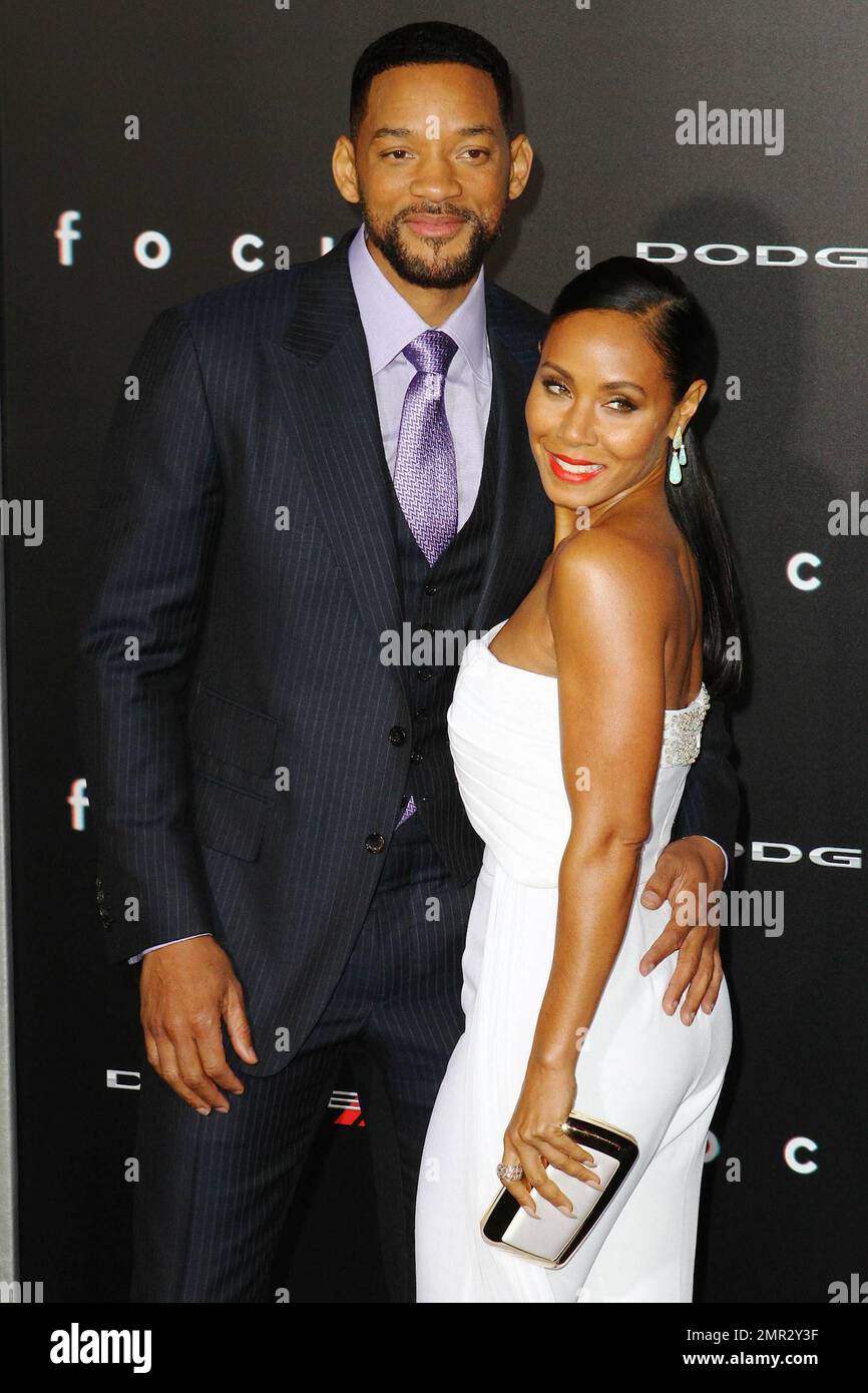 Will Smith and Jada Pinkett Smith at the Focus Los Angeles World ...
