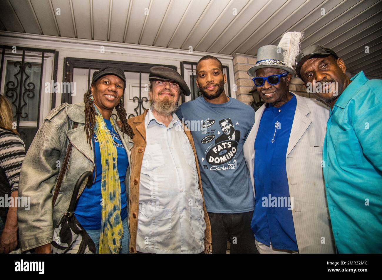 Charmaine Neville, from left, Dr. John, Trombone Shorty, Al "Carnival
