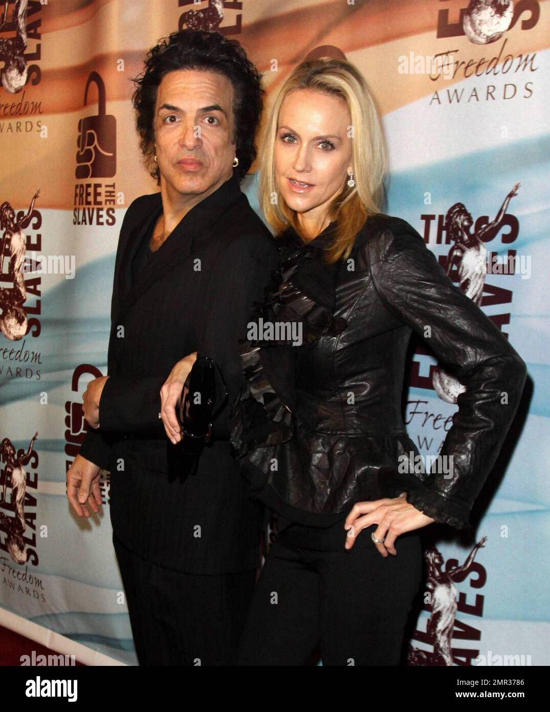 Singer Paul Stanley (L) and Erin Sutton at the 2010 Freedom Awards ...