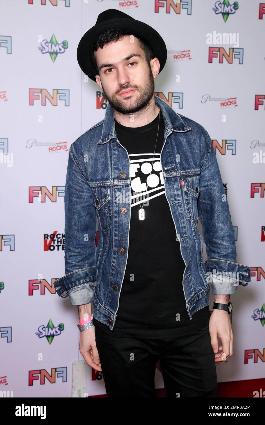 ATRAK arrives to Paramount Studios Hollywood for the 13th Annual Friends and Family pre-Grammy Awards Event, featuring performances by Estelle, George Clinton, Jay Sean, Kevin Rudolf, Mayer Hawthorne, Theophilus London. Los Angeles, CA. 1/29/10. Stock Photo