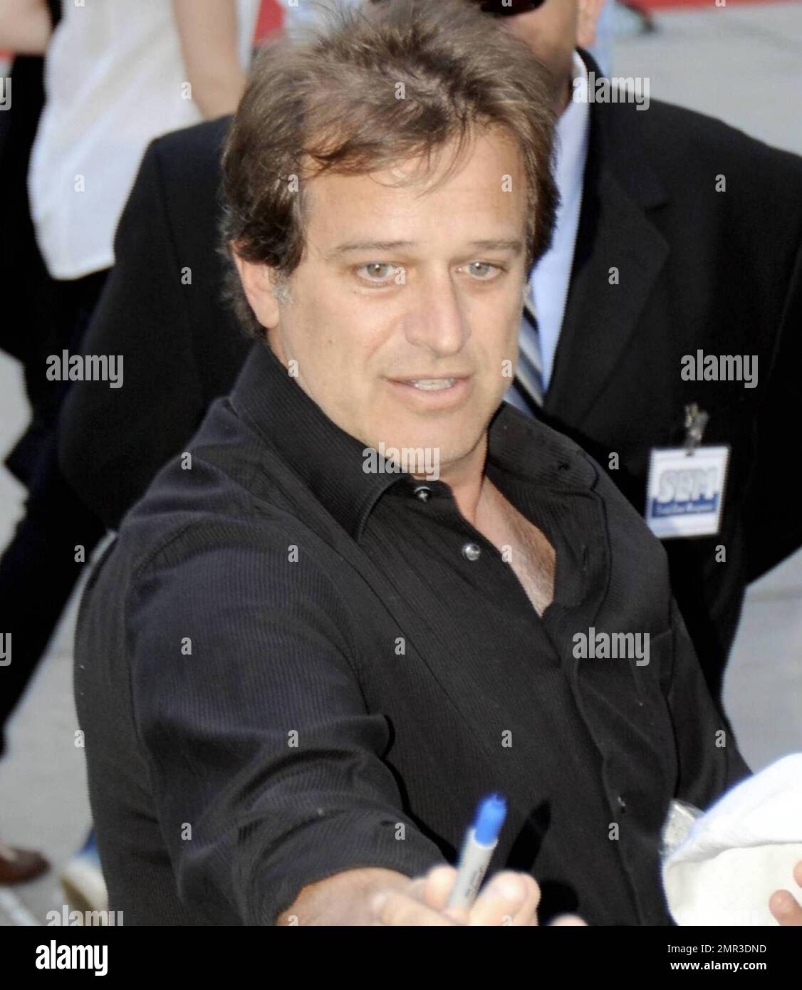 Allen Covert at the Funny People premiere at the Arclight Theater in