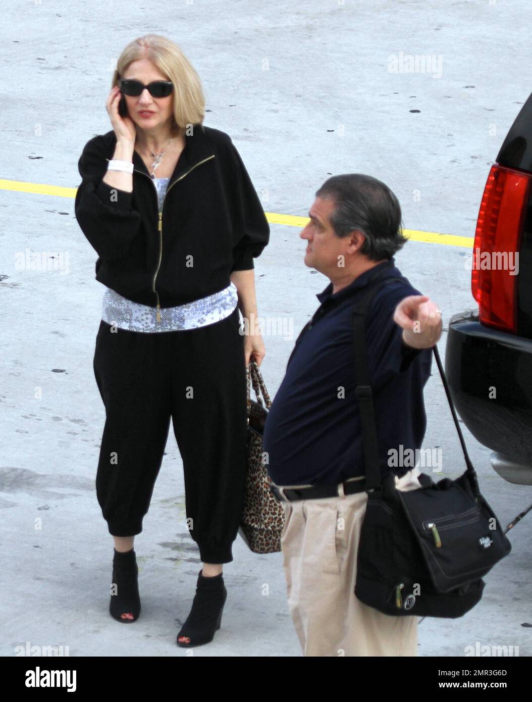 Lady Gaga's parents Cynthia and Joseph Germanotta arrive at Lady Gaga's