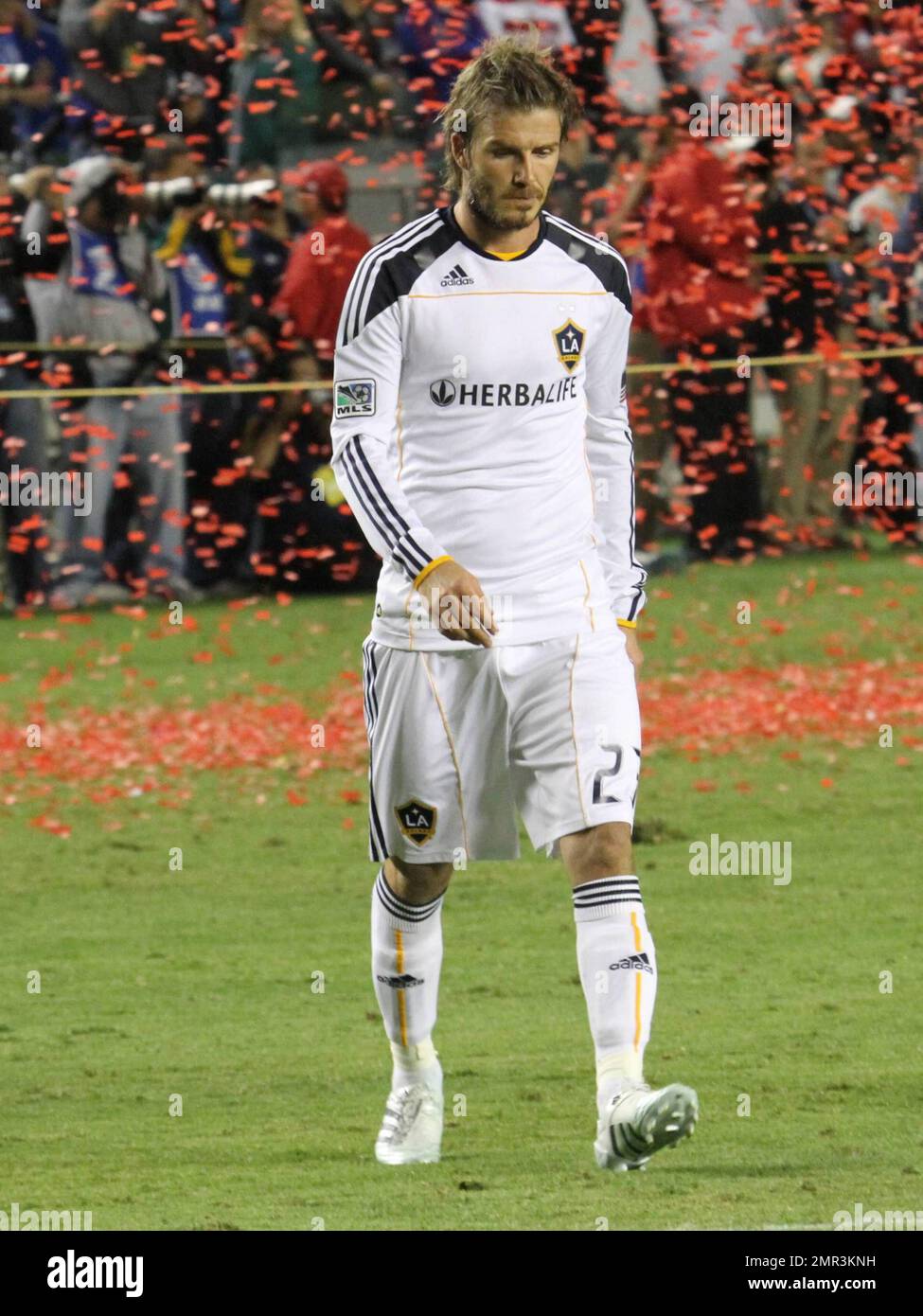 Los angeles galaxy david beckham hi-res stock photography and