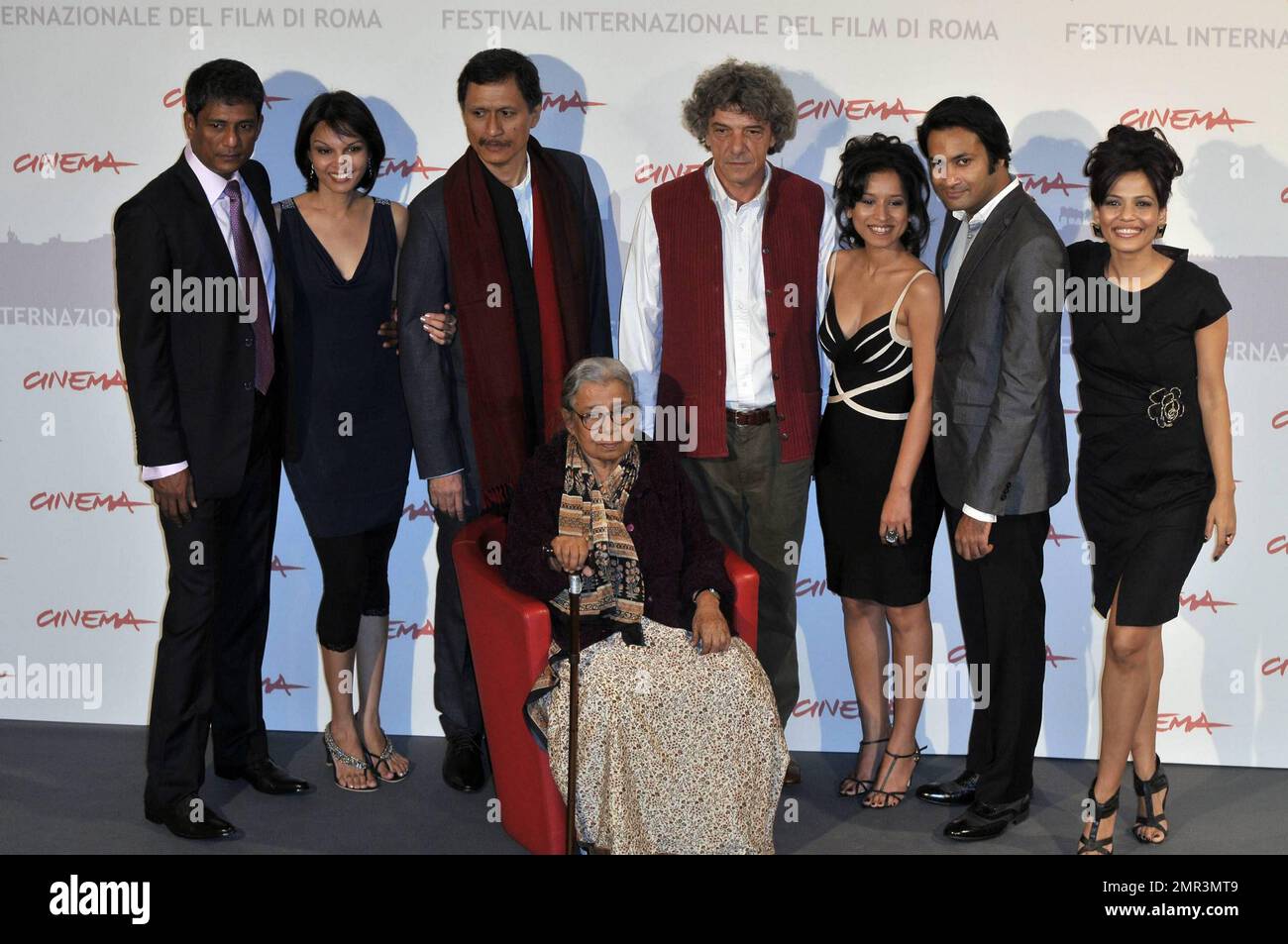 The cast at the Gangor photo call at the 5th Annual Rome Film Festival in Rome, Italy. 10/30/10.      . Stock Photo
