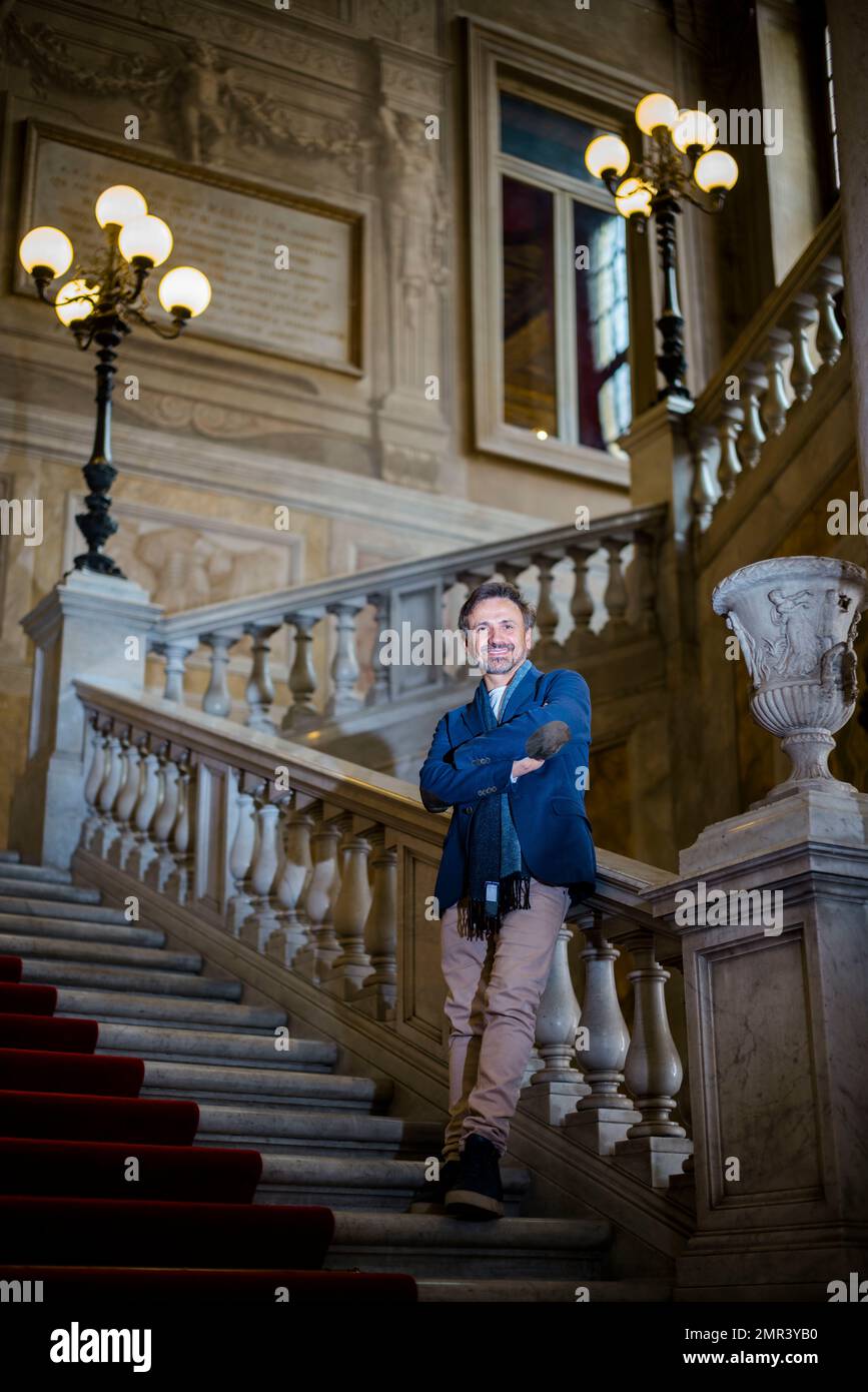Actor Jose Mota poses for portraits for the film 'Abracadabra' at the ...