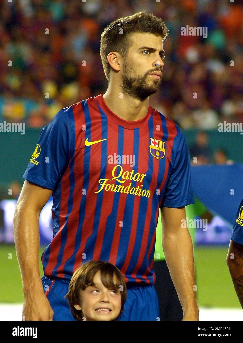 Gerard piqué barcelona 2011 hi-res stock photography and images