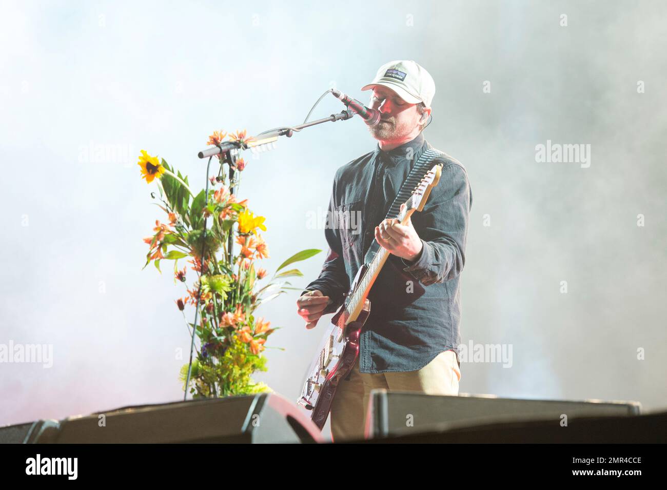 Jesse Lacey of Brand New performs at the Voodoo Music Experience