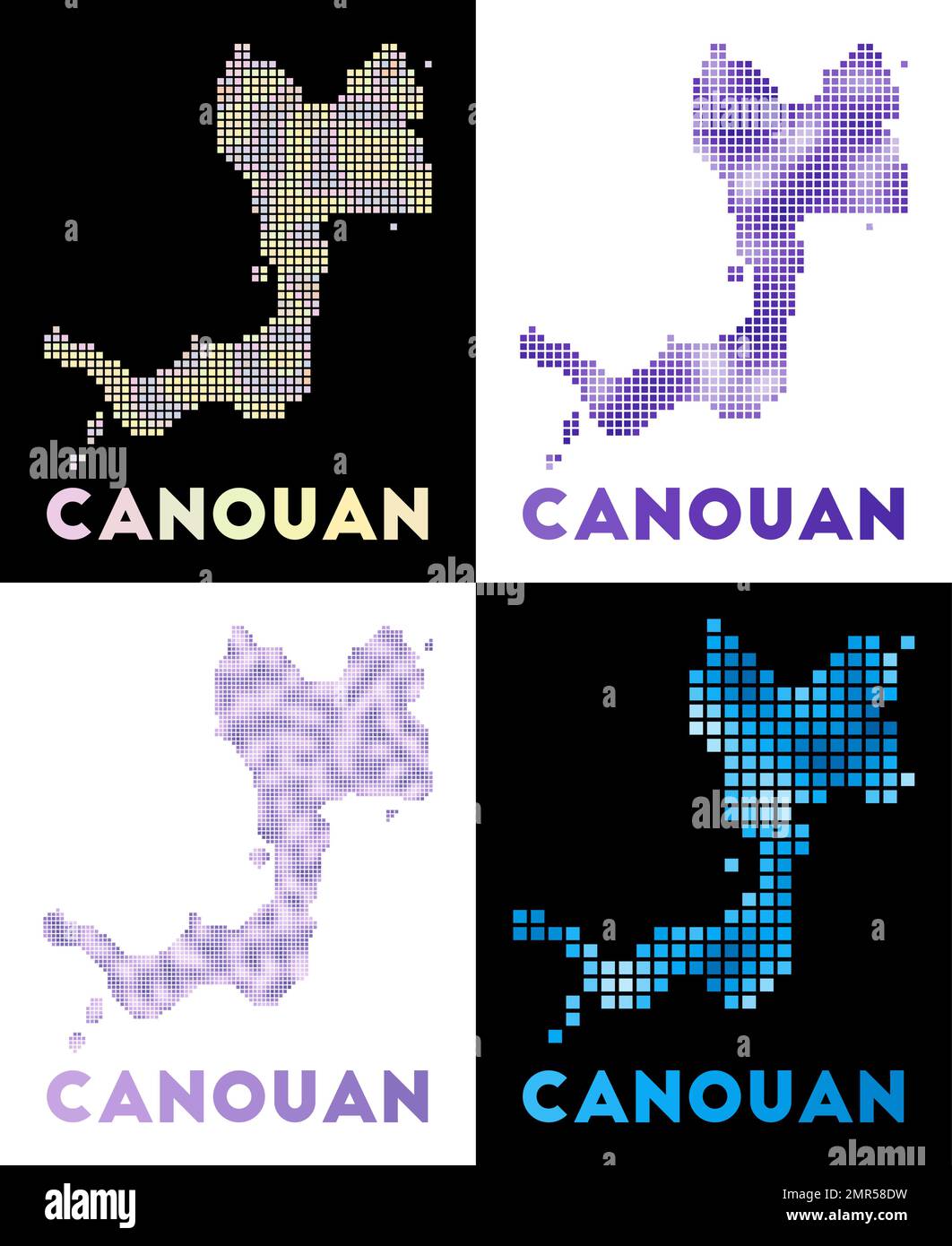 Island canouan map Stock Vector Images - Alamy