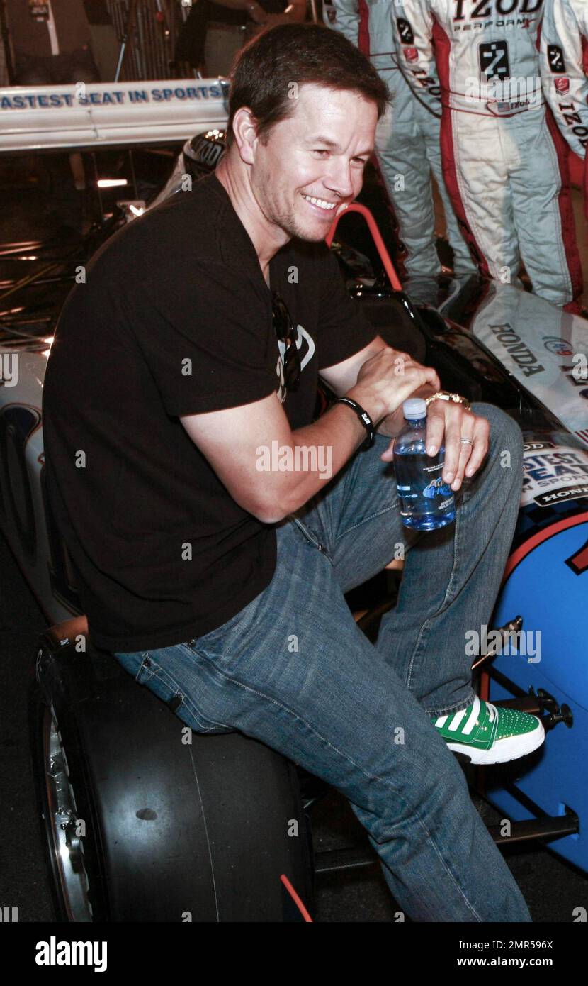 Host Mark Wahlberg attends the GQ + Izod Indy 500 Dinner held at The Liberty Hotel. Boston, MA. 05/24/10. Stock Photo