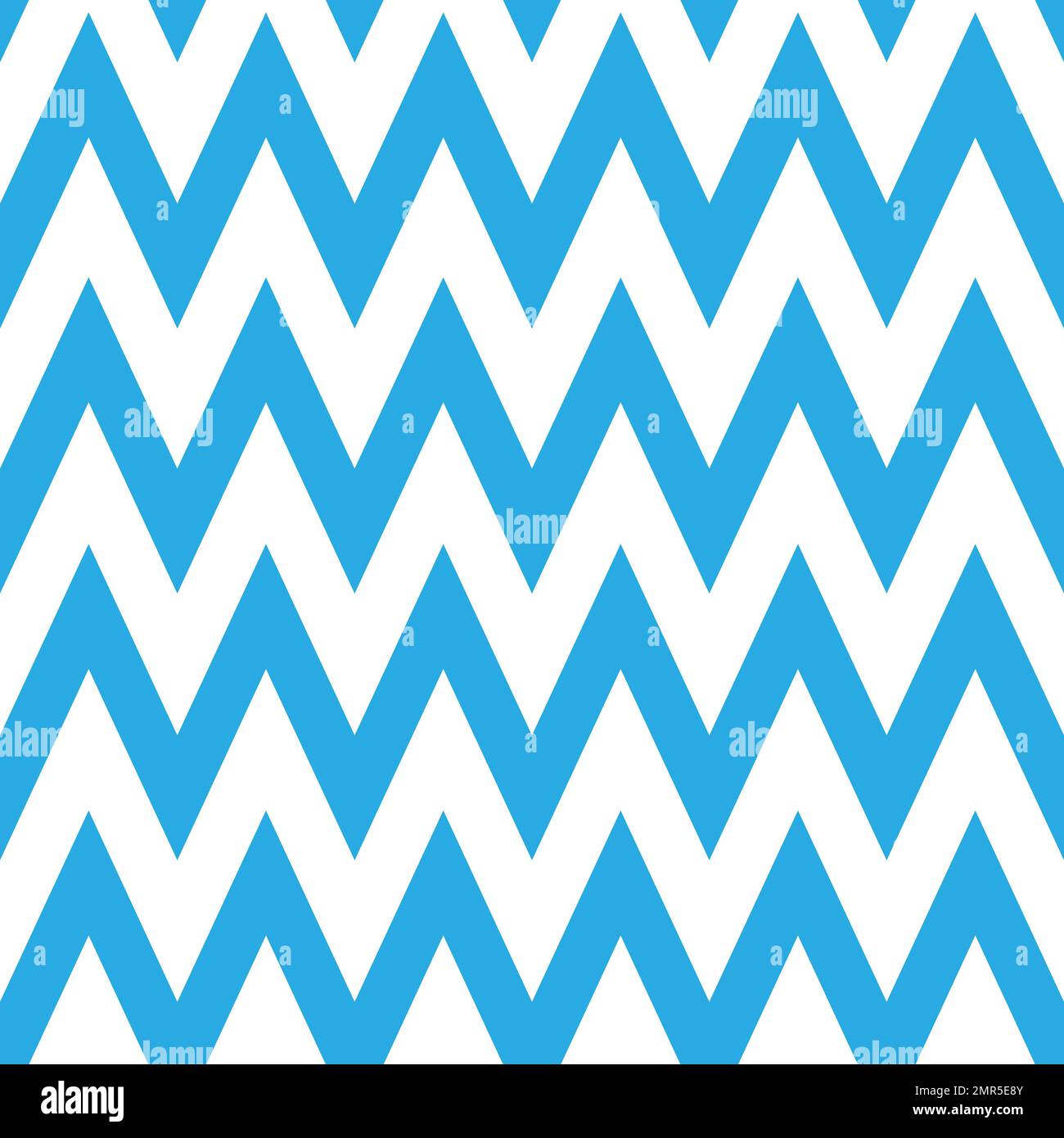 Seamless chevron pattern in blue and white Stock Vector