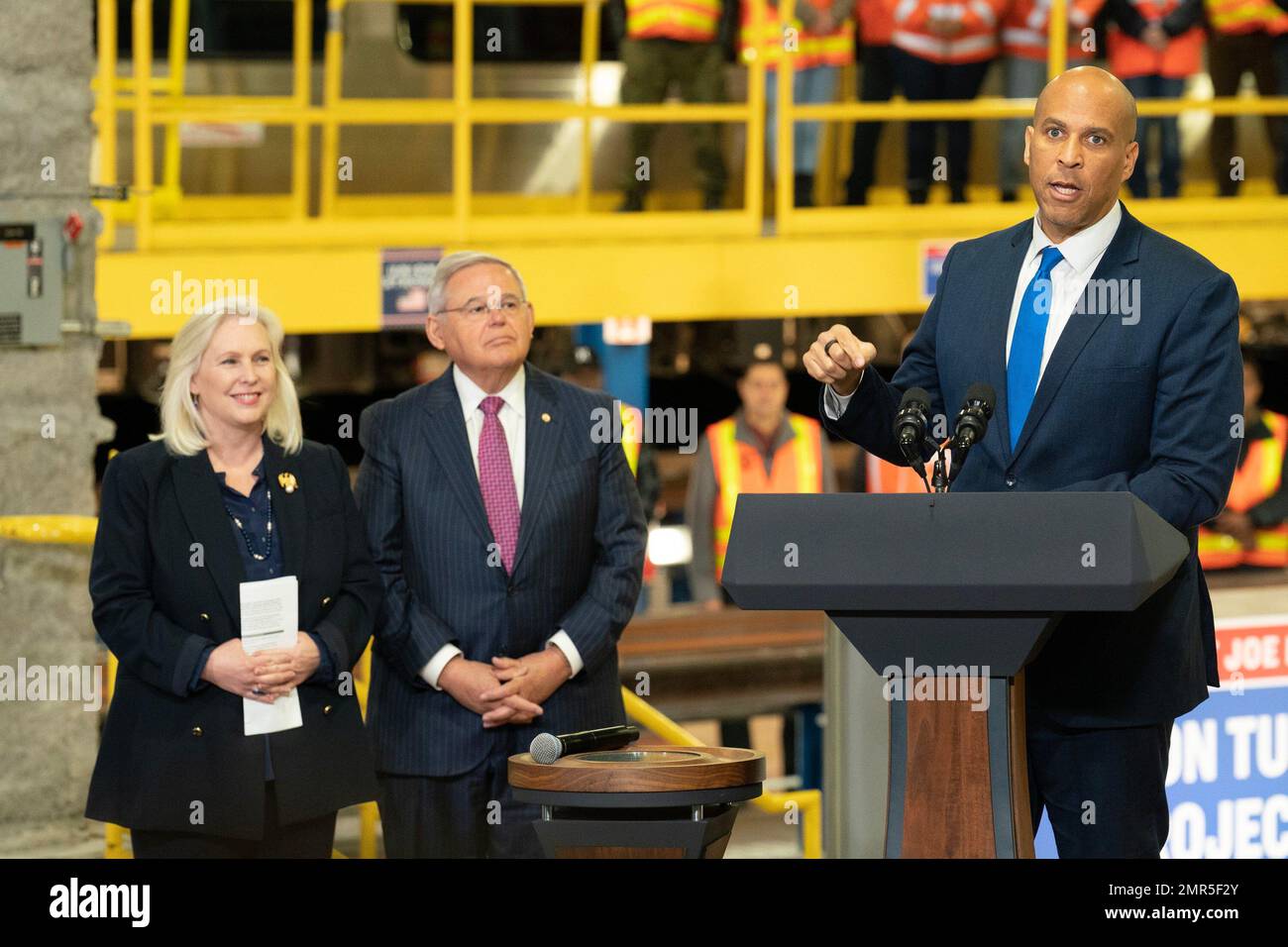 New York, NY, USA. 31st Jan, 2023. Kirsten Gillibrand, Bob Menendez