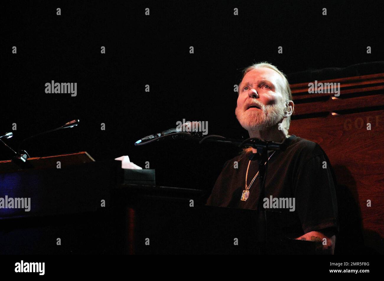 Gregg Allman perofrms live at the Hard Rock Live! in the Seminole Hard Rock Hotel & Casino. Hollywood, FL. 18th January 2012. Stock Photo