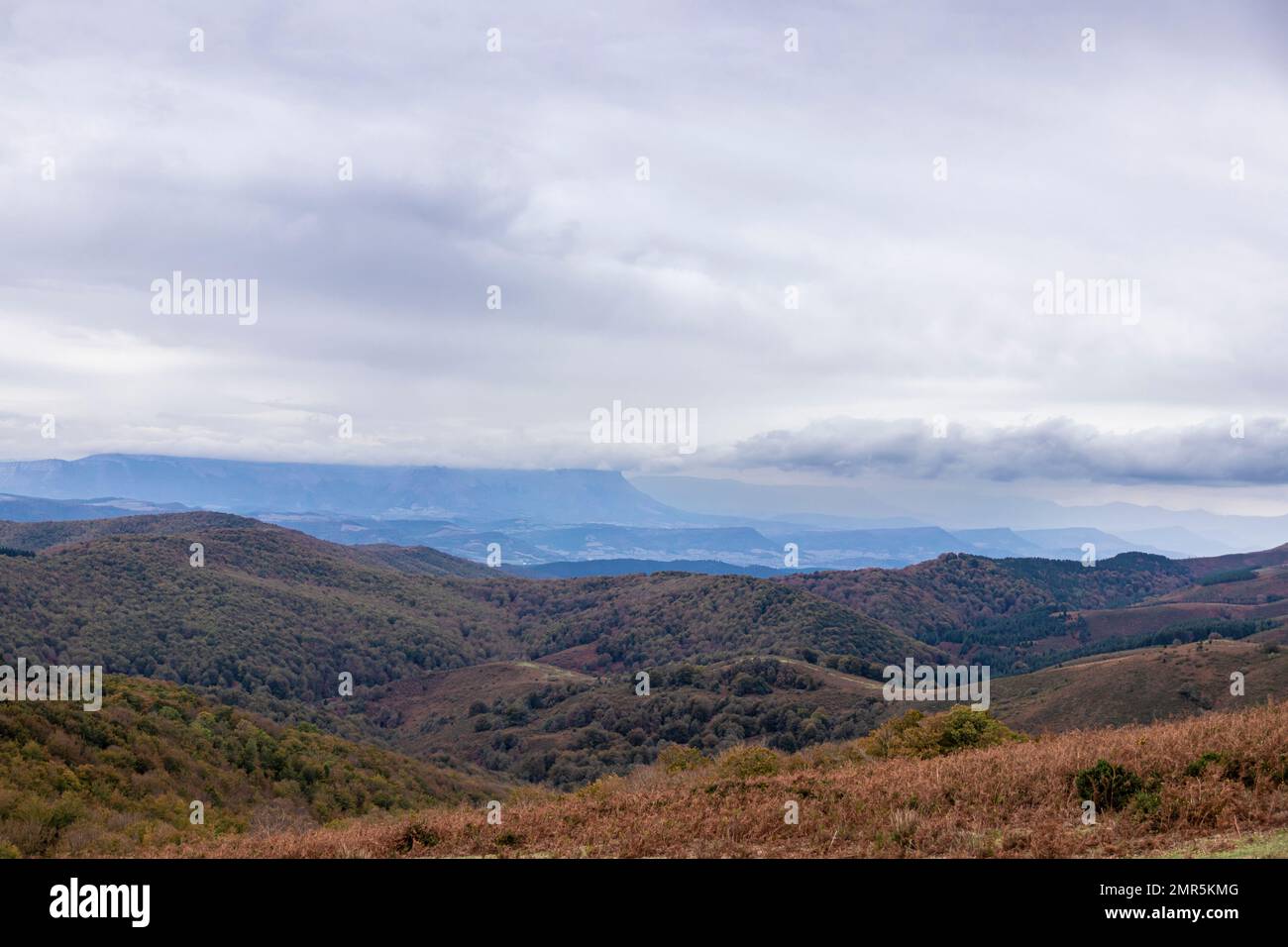 Gorbea Natural Park landscape (Basque Country, Spain) Stock Photo