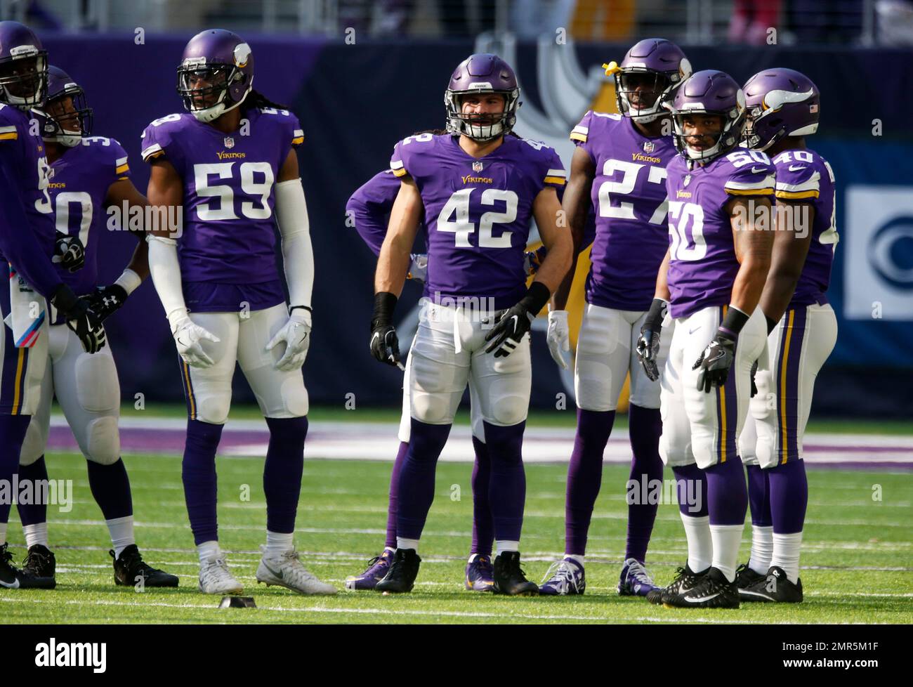 Minnesota Vikings cornerback Trae Waynes takes part in drills during the  NFL football team's training camp Friday, July 26, 2019, in Eagan, Minn.  (AP Photo/Jim Mone Stock Photo - Alamy