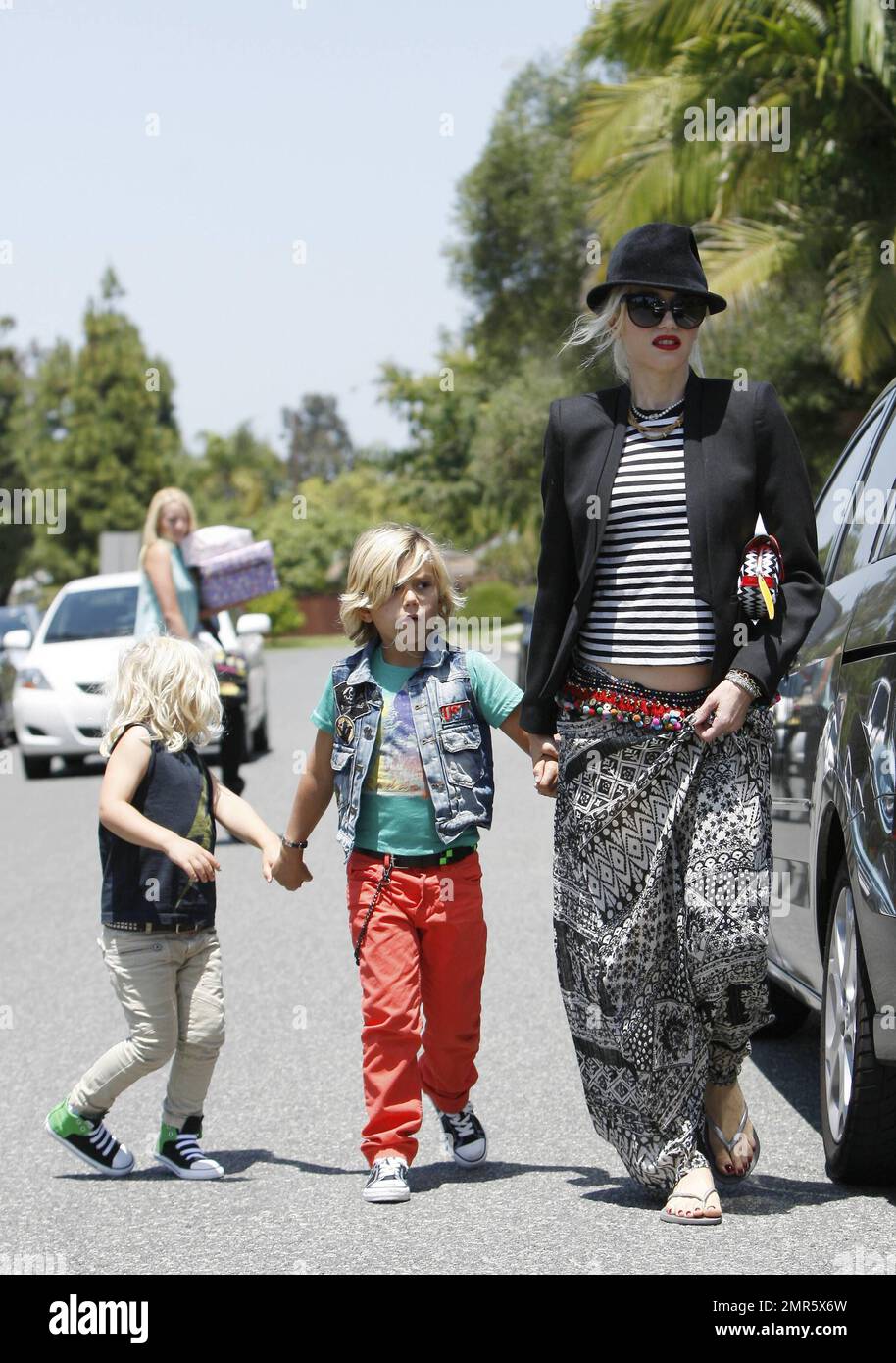 'No Doubt' singer and fashion designer Gwen Stefani was spotted taking