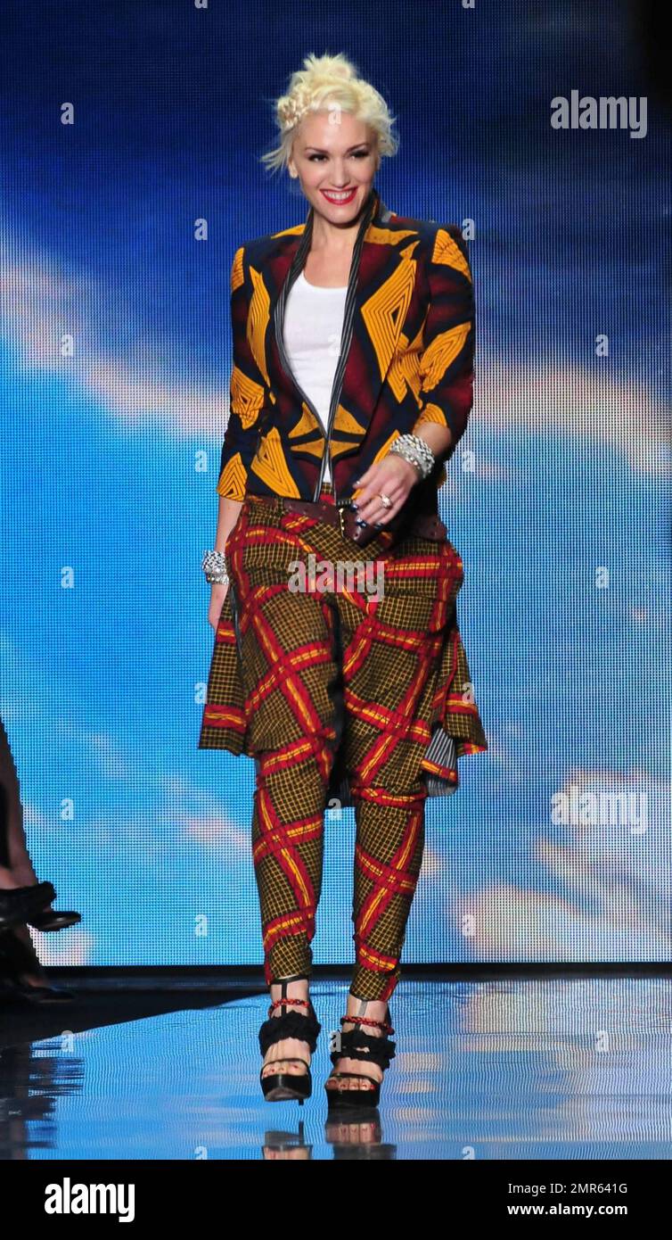 Gwen Stefani shows her Lamb fashion line during Mercedes Benz Fashion